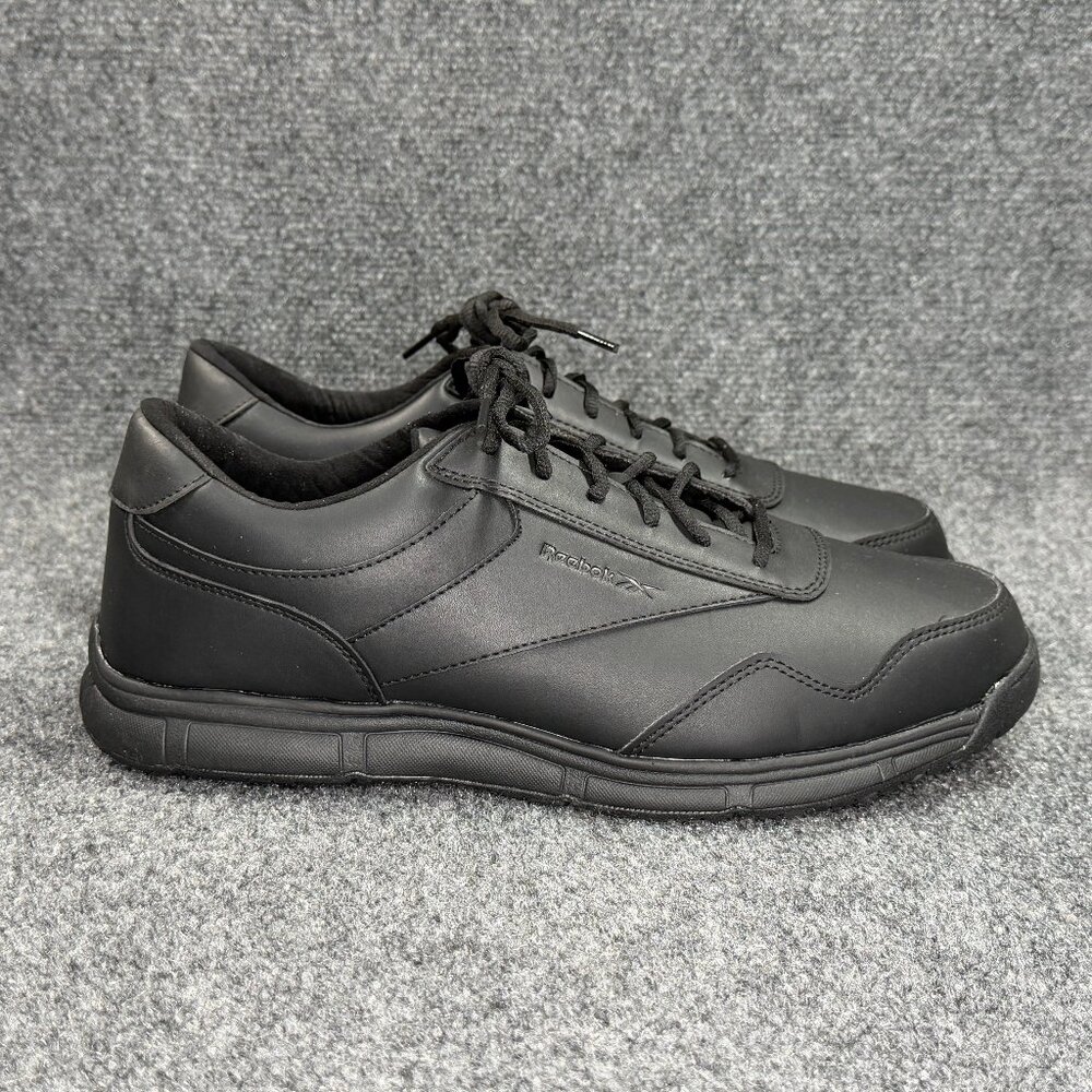 Reebok Jorie LT Athletic Work Shoes Mens Size 11.5 Black Soft Toe Slip Resistant